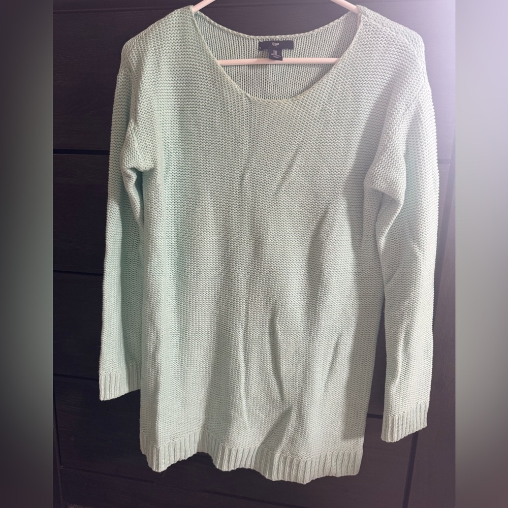 GAP Teal Green Women's Crew Neck Sweater